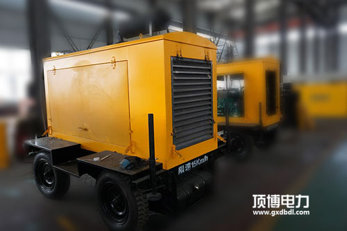 玉柴移动式四轮式尊龙凯时组600KW